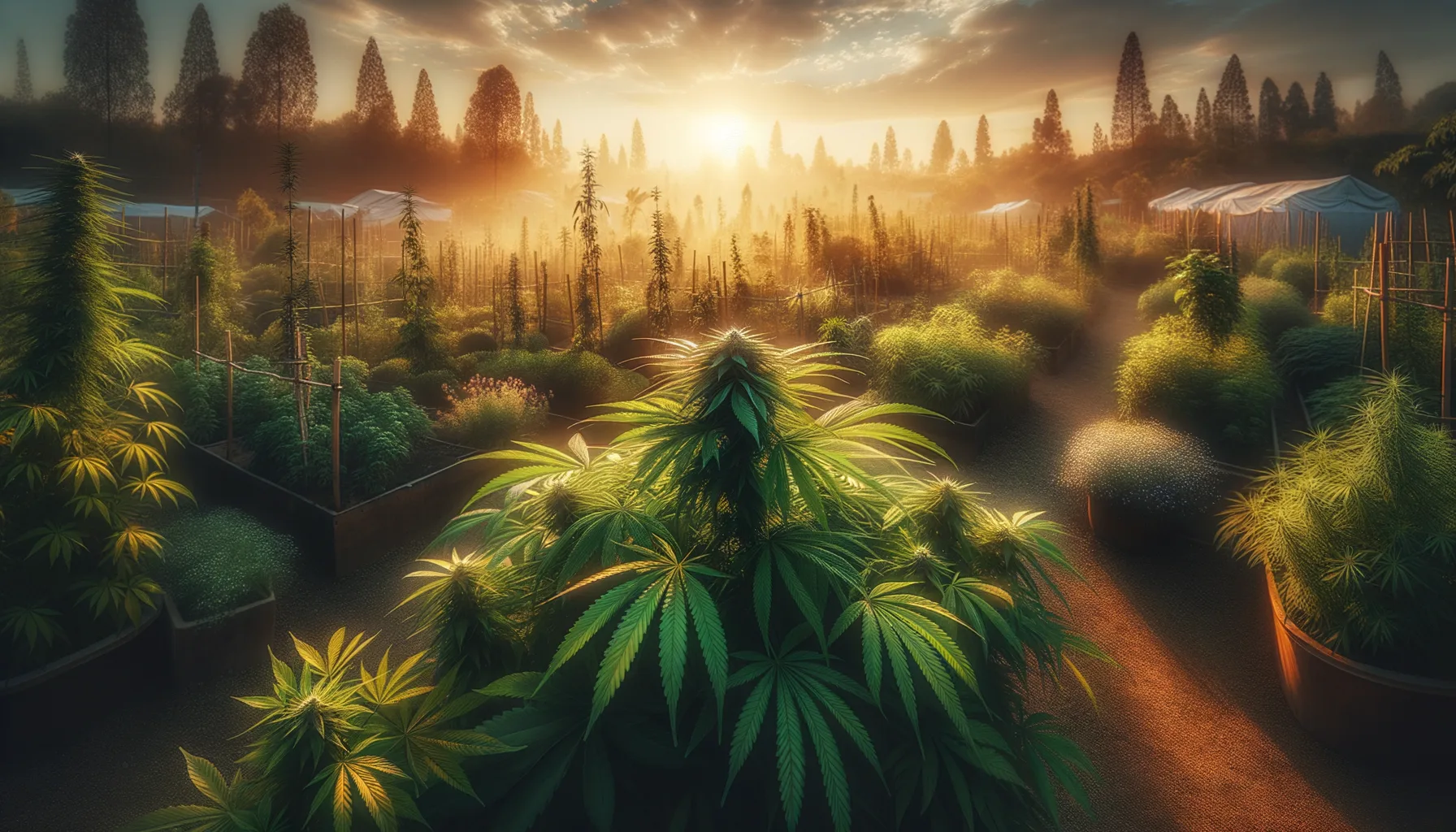 Jardim de plantas medicinais